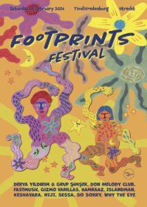 Footprints Festival final poster + logo